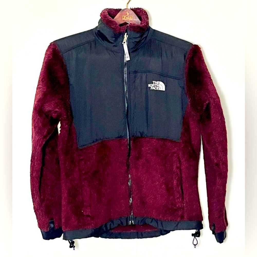 The North Face Jacket Women’s Small Maroon Black Full Zip Summit Series Outdoor‎